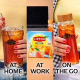 Lipton iced tea peach cold brew bags 10 count - British product