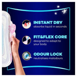 Always Platinum Secure Night sanitary towels with wings size 4 - British product