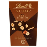 Lindt NUXOR Dark Gianduja Chocolate with Hazelnuts 150g, UK version