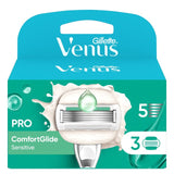 Venus Comfortglide Sensitive razor blades 3 Pack - British product