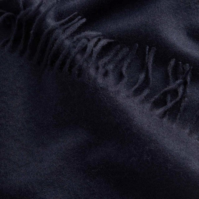 M&S cashmere scarf in Navy, One Size, imported from the UK