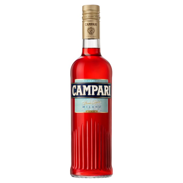 Campari bitter aperitif spirit bottle 70cl - British product