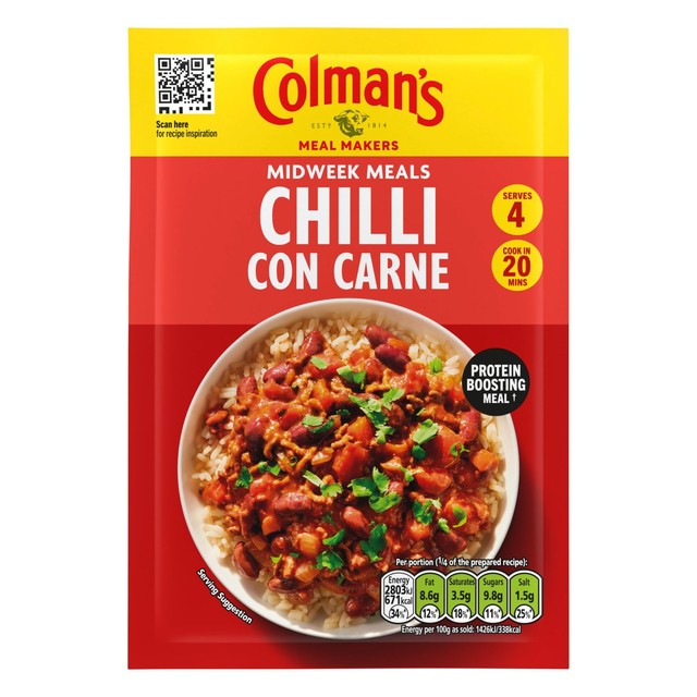 Colman's Chilli Con Carne Mix 50g - British product