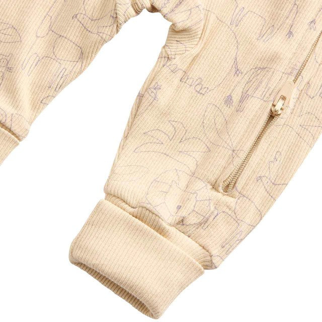 M&S Safari zip footless baby sleepsuit for 3-6 months (British brand)