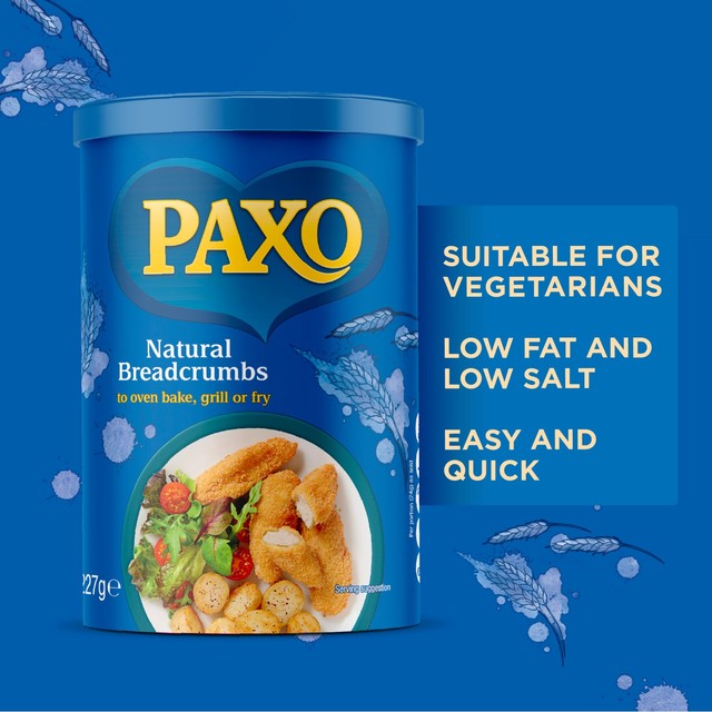 Paxo Natur-Paniermehl 227 g, importiert aus Großbritannien