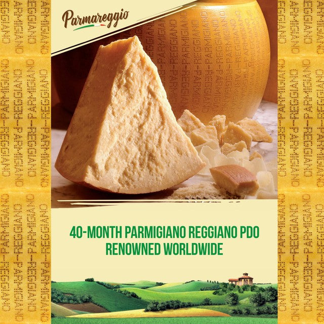 Parmareggio aged Parmigiano Reggiano 40 Month 200g, imported from the UK