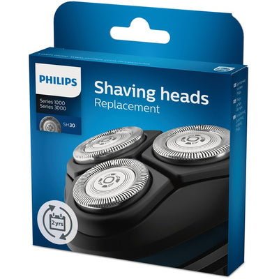 M&S Philips Wet & Dry Electric Shaver Series 3000 Replacement Shaver Heads 3-Pack- Buy online at McGrocer