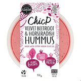 ChicP beetroot and horseradish hummus 150g - British product