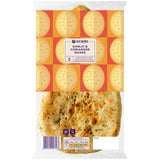 Ocado garlic and coriander naan breads 2 per pack, imported from the UK