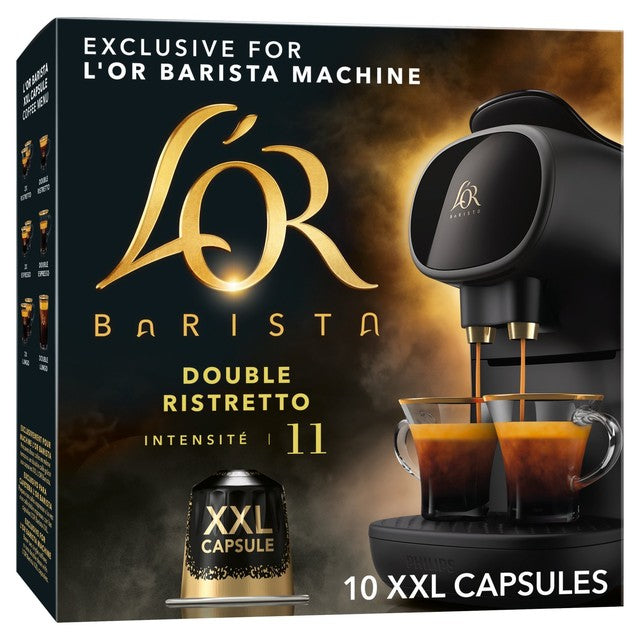 L'OR Double Ristretto XXL coffee pods 10 pack, UK version