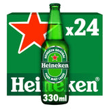 Heineken lager beer 24 x 330ml bottles, UK version