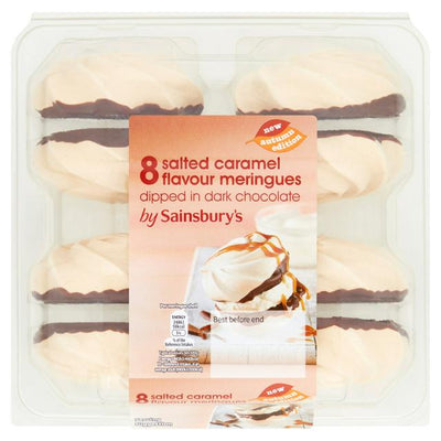 Sainsburys Sainsburys Salted Caramel Flavour Meringues x8- Buy online at McGrocer