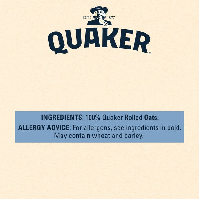 Quaker porridge oats 3kg imported from the UK