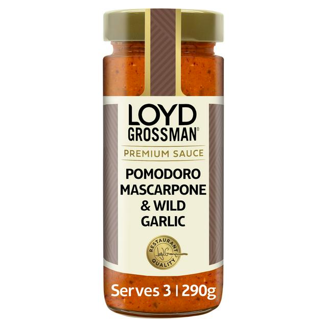 Loyd Grossman Pomodoro Mascarpone Wild Garlic Pasta Sauce 290g
