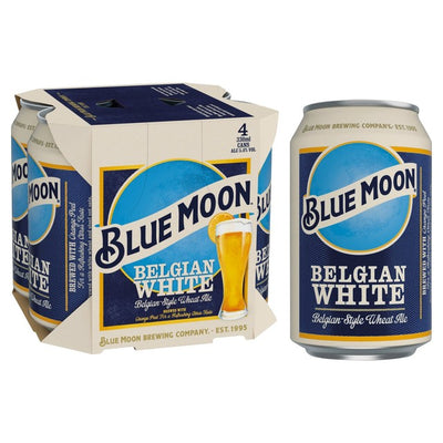 M&S Blue Moon Belgian White Wheat Beer 4 x 330ml- Buy online at McGrocer