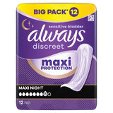 Always Incontinence Pads Ultimate Night 12 Pack - British product