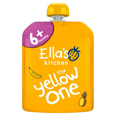 M&S Ella's Kitchen The Yellow One Smoothie Babymatpose 6+ måneder 5x90g- Kjøp online på McGrocer