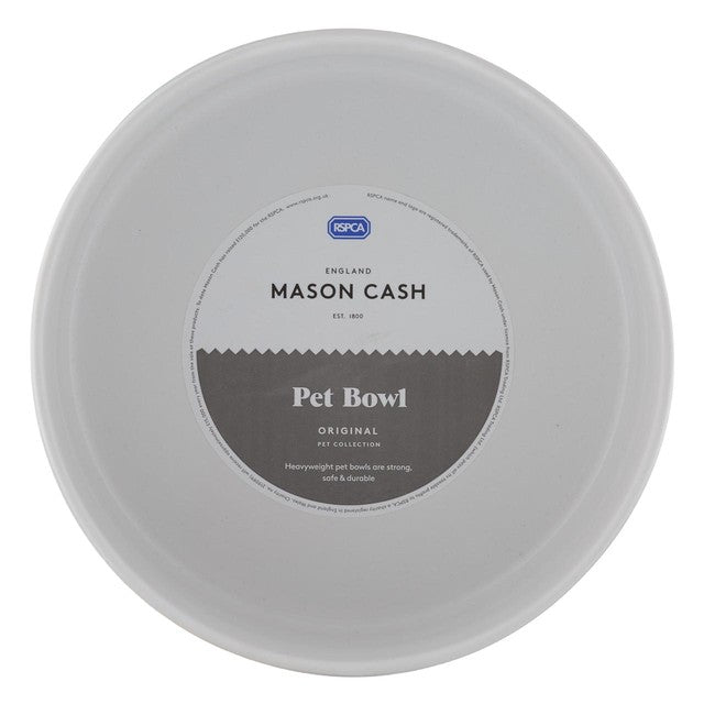 Mason Cash Polka Dot Sage pet bowl 18cm, imported from the UK