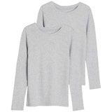M&S Heatgen Thermal Tops, 6-7 Years, Grey Marl, imported from the UK