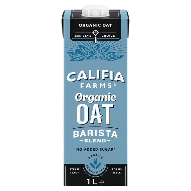 Califia Farms Organic Oat Barista Blend oat milk 1L - British product
