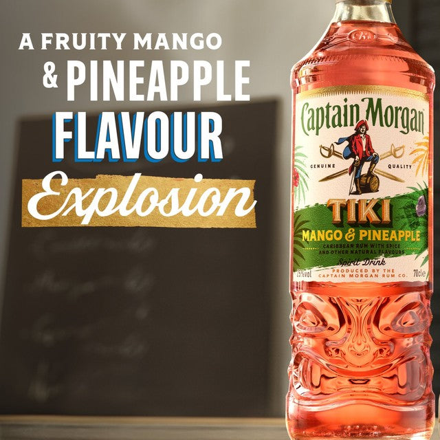 Captain Morgan Tiki Pineapple and Mango Rum Based Spirit Drink