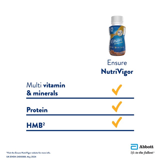 Ensure NutriVigor chocolate flavour nutritional shake 220ml - British product