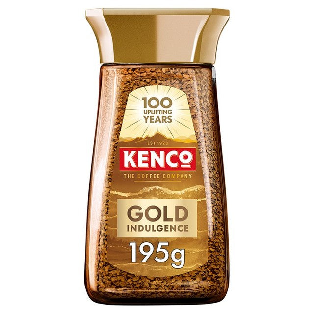 Kenco Gold Indulgence instant coffee 195g jar, UK version