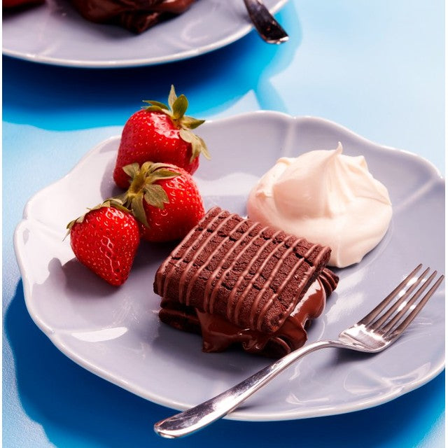 Fibre One chocolate fudge brownie squares 4 x 24g - British product