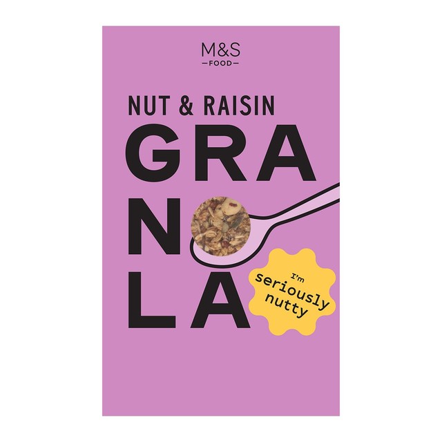 M&S Nut & Raisin Granola - British product