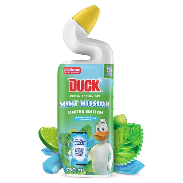 Toilet Duck toilet cleaner gel Mint Mission (British brand)