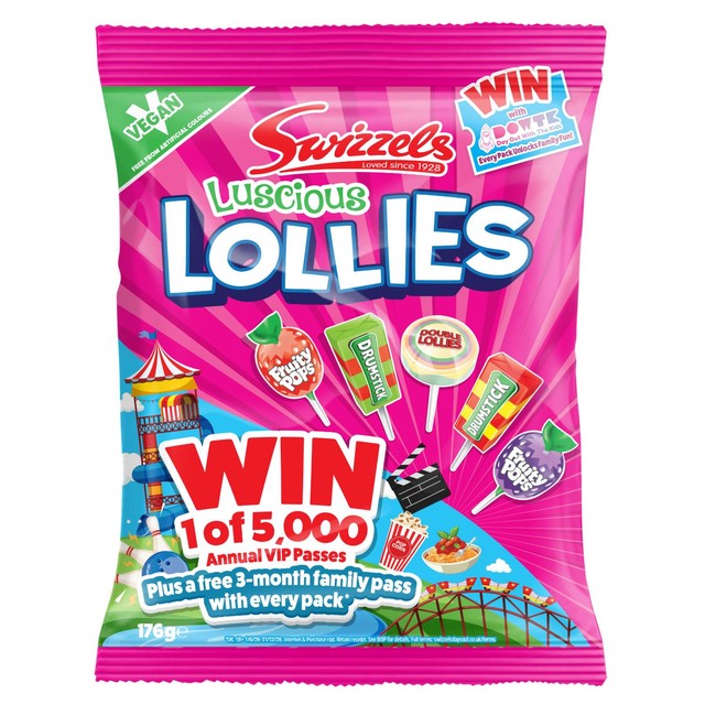Swizzels Luscious Lollies 176g (British brand)