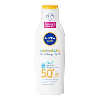 M&S Nivea SUN Kids Sensitive Protect SPF 50+ Sun Lotion 200ml- Buy online at McGrocer