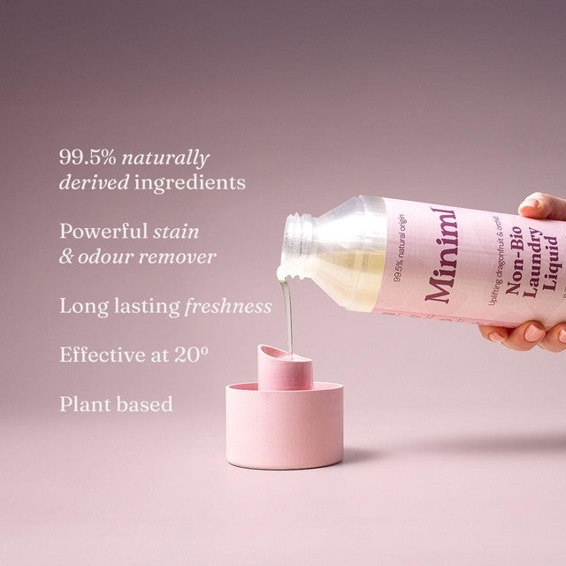 Miniml Laundry Liquid Pink Dragonfruit Orchid 5L, imported from the UK
