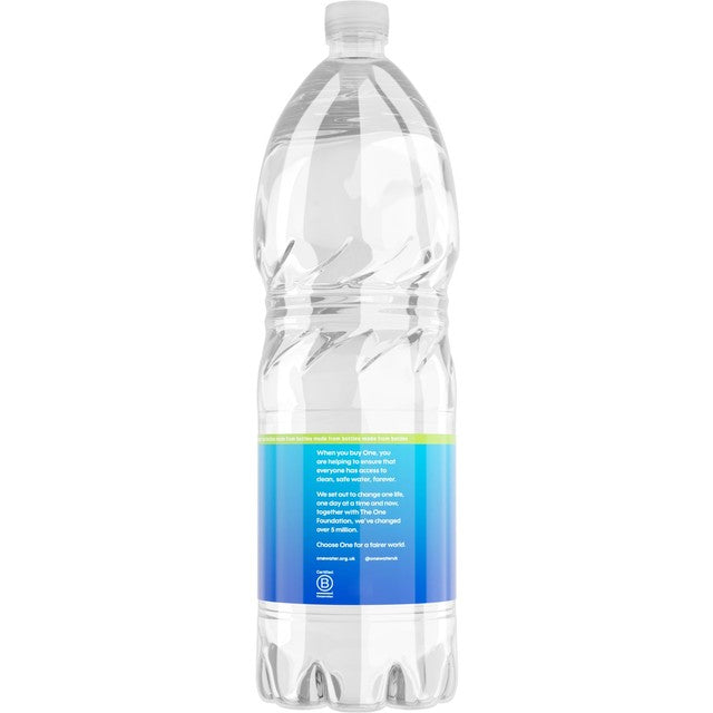 One Water still spring water 2L, imported from the UK