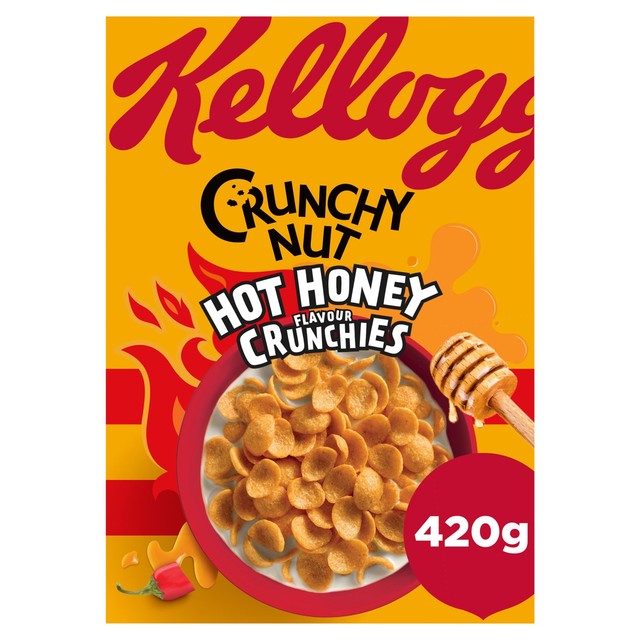 Kellogg's Crunchy Nut Hot Honey cereal, UK version