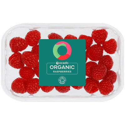 Ocado Organic Raspberries Fresh Fruit 150g