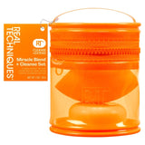 Real Techniques Miracle Blend + Cleanse Set makeup sponge and soap - British product