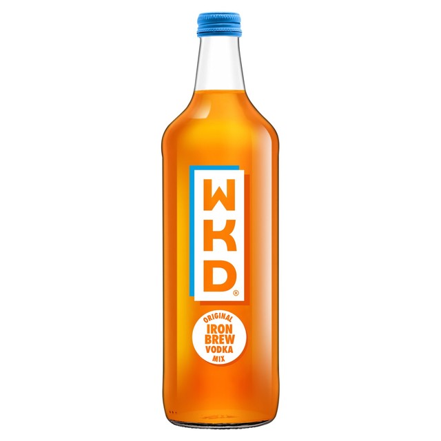 WKD Iron Brew alcoholic premix bottle, UK version