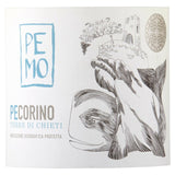 Pemo Pecorino white Italian wine bottle, imported from the UK