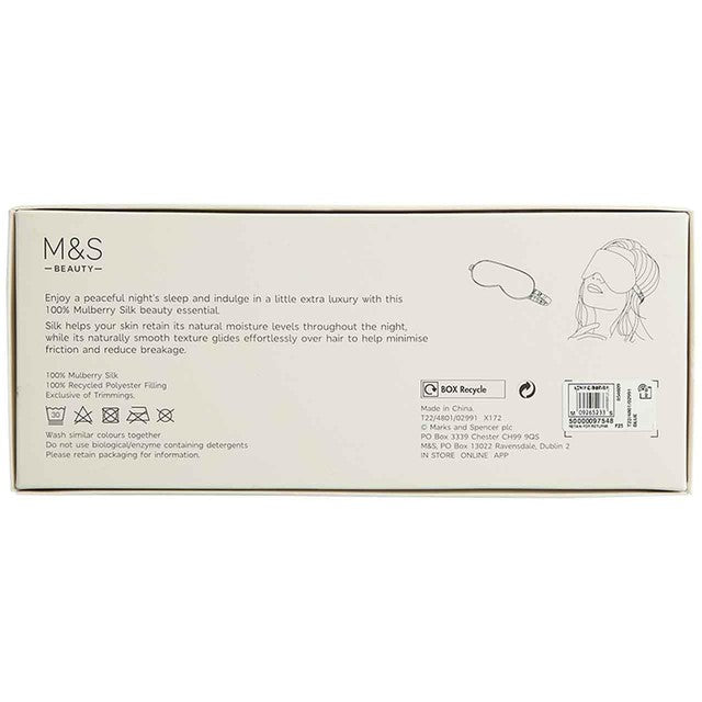 M&S mulberry silk eye mask mink, UK version