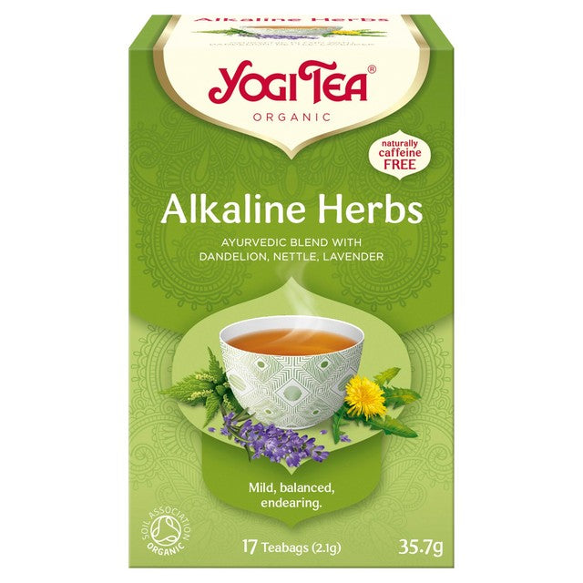 Yogi Tea Organic Alkaline Herbs 17 Pack (British brand)