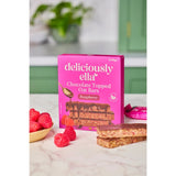 Deliciously Ella raspberry chocolate topped flapjack oat bar multipack - British product