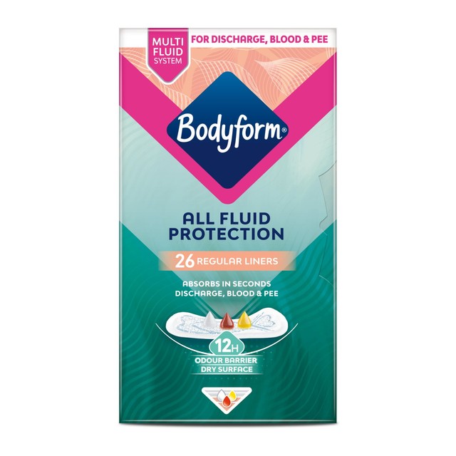 Bodyform Extra Protection Normal Panty Liners - British product