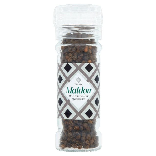 Maldon perfectly crushed pepper grinder 50g, imported from the UK