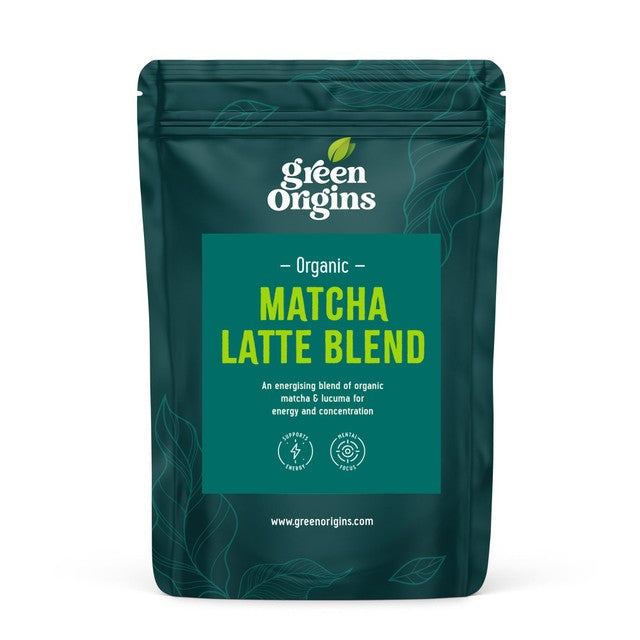 Green Origins Organic Super Japanese Matcha Latte Blend 100g, UK version