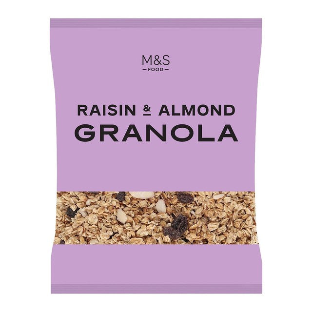 M&S Raisin Almond & Honey Granola 1kg, imported from the UK