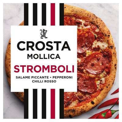 M&S Crosta & Mollica Stromboli Surdeigspizza med Pepperoni & Spicy Salami 447g- Kjøp online på McGrocer