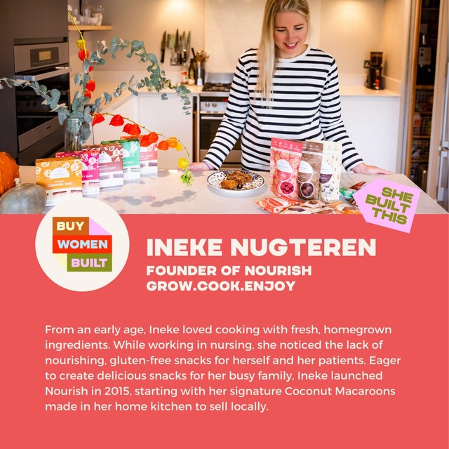 Nourish Organic Cacao Coconut Bites 40g, imported from the UK