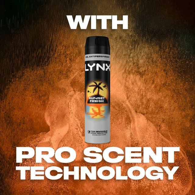 Lynx Sunset Fresh Anti-Perspirant Spray 250ml, UK version