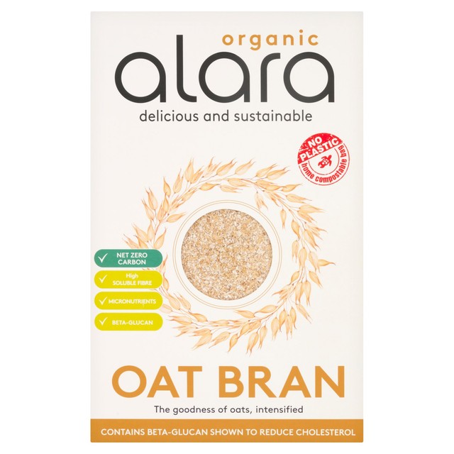 Alara Organic Oat Bran 650g - British product